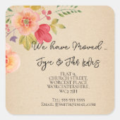 Sticker adreslabel wijzigen (Voorkant)