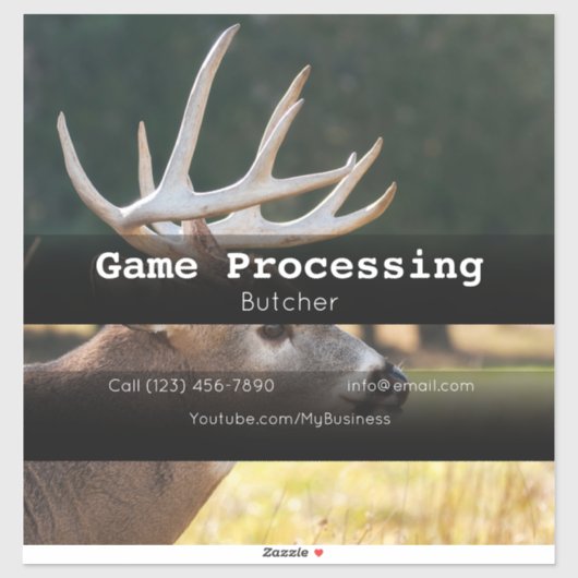Sticker Adverteren door gamewisselaar (Vel)