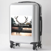 Sticker Adverteren door gamewisselaar (Koffer)