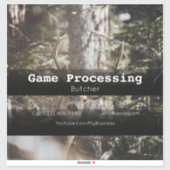 Sticker Adverteren door gamewisselaar (Vel)