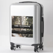 Sticker Adverteren door gamewisselaar (Koffer)