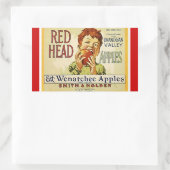 Sticker  Adverteren rode kop appels appel (Tas)