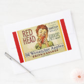 Sticker  Adverteren rode kop appels appel (Envelop)