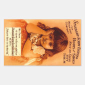 Sticker Adverteren schroef vastgemaakte schoenen (Voorkant)