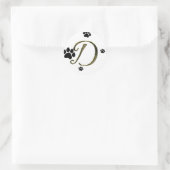 Sticker Afdrukmonogram plakken (Tas)