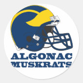 Sticker - Algonac Muskrats (Voorkant)