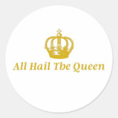 Sticker All Hail The Queen (Voorkant)