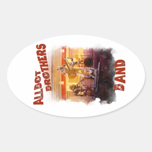 sticker Allbot Brothers Band /Bob's Schotel Repara (Voorkant)