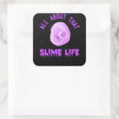 Sticker alles over dat slijmleven mooi ontwerp (Tas)