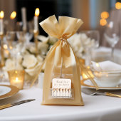 Sticker als bruiloft favor voor bruidsmeisjes borr