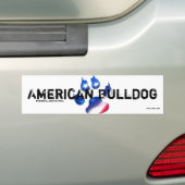 Sticker American Bulldog (Op auto)