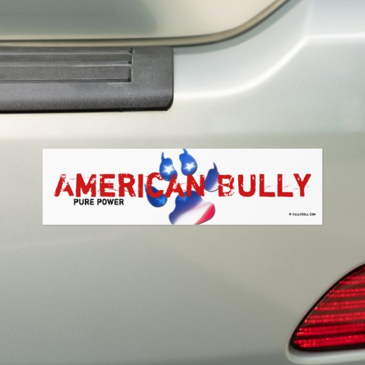 Sticker American Bully (Op auto)