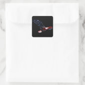 Sticker Amerikaanse vlag Bald Eagle (Tas)