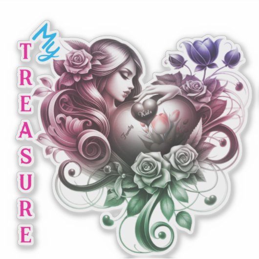 Sticker Amor Incondicional (Voorkant)