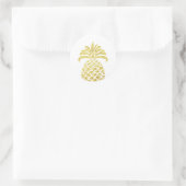 Sticker anananasgoud Envelope-zeehond Tropisch (Tas)