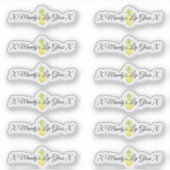 Sticker anananassap Lip Gloss Packaging Logo (Voorkant)