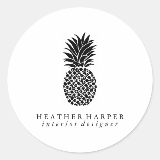 Sticker - ananas (Voorkant)