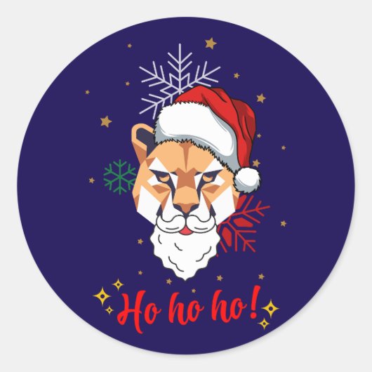 sticker animal ho ho ho  (Voorkant)
