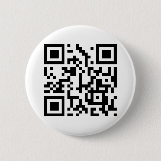 sticker anstecker qr code qr-code ronde button 5,7 cm (Voorkant)