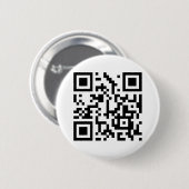 sticker anstecker qr code qr-code ronde button 5,7 cm (Voorkant /achterkant)