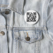 sticker anstecker qr code qr-code ronde button 5,7 cm (In situ)
