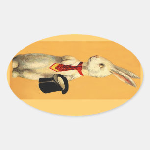 Sticker Anthro Magic Pet Trick Konijnenhaas