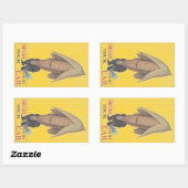 Sticker Antiek Antrhopomorf Veggie Corn Pun (Vel)