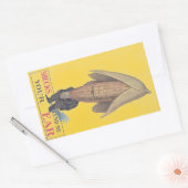 Sticker Antiek Antrhopomorf Veggie Corn Pun (Envelop)