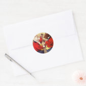 Sticker Antiek Fun Antropomorphic Beren Toasting (Envelop)