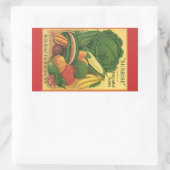 Sticker Antiek  Garden Veg Seed Advertise (Tas)