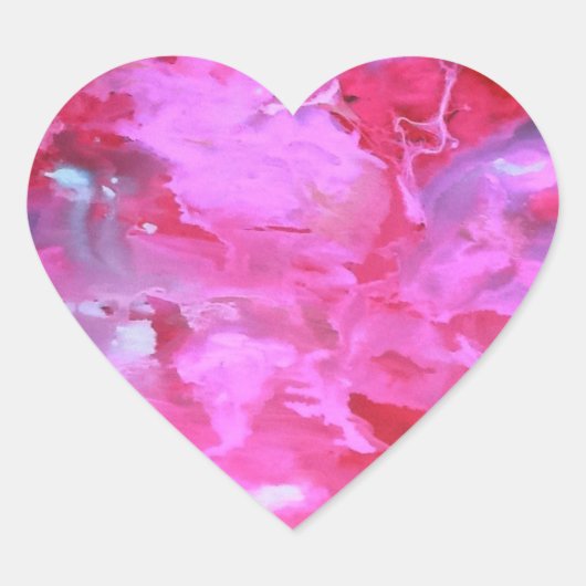 Sticker " Aquarell" pink (Voorkant)