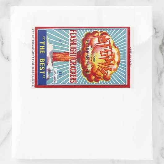 Sticker  Atomic Flashlight Firecrackers AD (Tas)