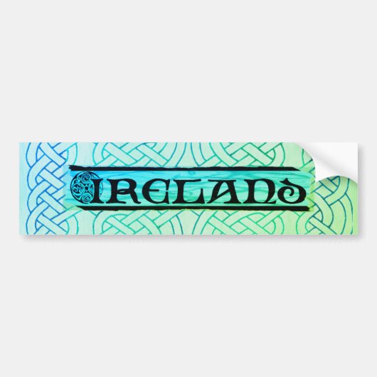 Sticker, Aufkleber, Irland, keltischer Knoten, Bumpersticker (Voorkant)