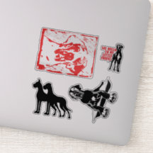 Sticker Autosticker Great Dane Collectie