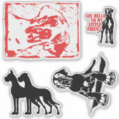 Sticker Autosticker Great Dane Collectie (Voorkant)
