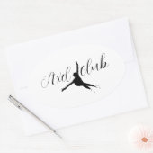 Sticker "Axel club" schaatsen (Envelop)