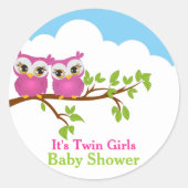 Sticker Baby shower Sticker (Voorkant)