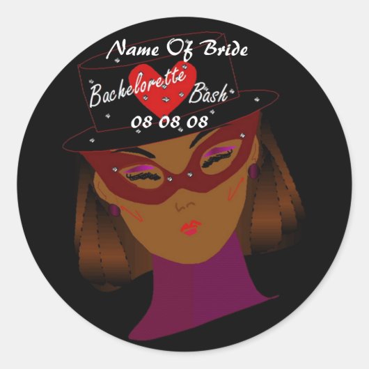 sticker "Bachelorette Bash" -  (Voorkant)