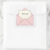 Sticker Bedankt (Tas)