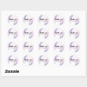 Sticker Bedankt – Elegant Ontwerp voor Verpakking (Vel)