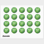 Sticker Bedankt Schoon Landschapsontwerp (Vel)