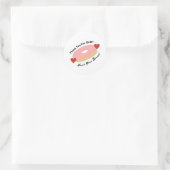 Sticker Bedankt voor de bestelling Donut (Tas)