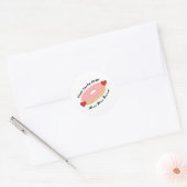Sticker Bedankt voor de bestelling Donut (Envelop)