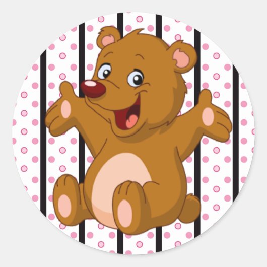 Sticker/Beer Ronde Sticker (Voorkant)