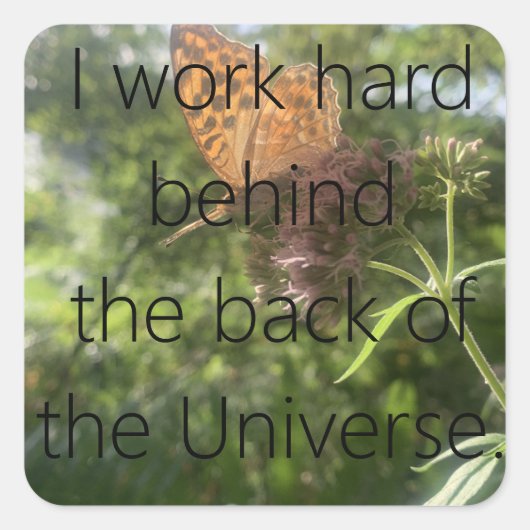 Sticker 'behind' (Voorkant)