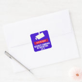 Sticker Beveiligingscamera-waarschuwing (Envelop)