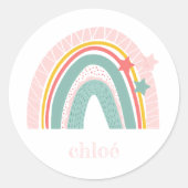 STICKER BEVESTIGING: RAINBOW + STARS (Voorkant)