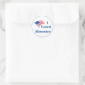 Sticker bij afwezigheid (Tas)