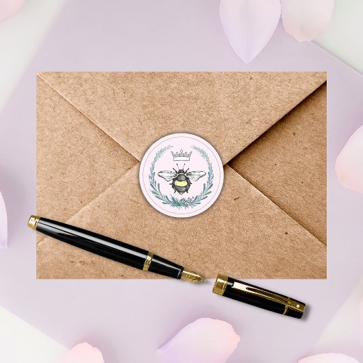 Sticker bij de kroonbijenronde