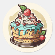 Sticker. Birthday